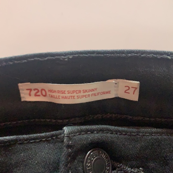 LEVIS 720 HIGH RISE SUPER SKINNY WOMEN'S JEANS - Picture 9 of 14